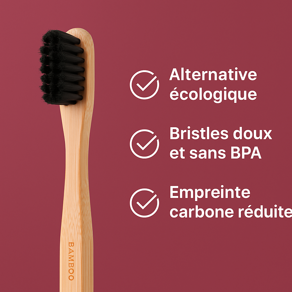 Bamboo Toothbrush Set